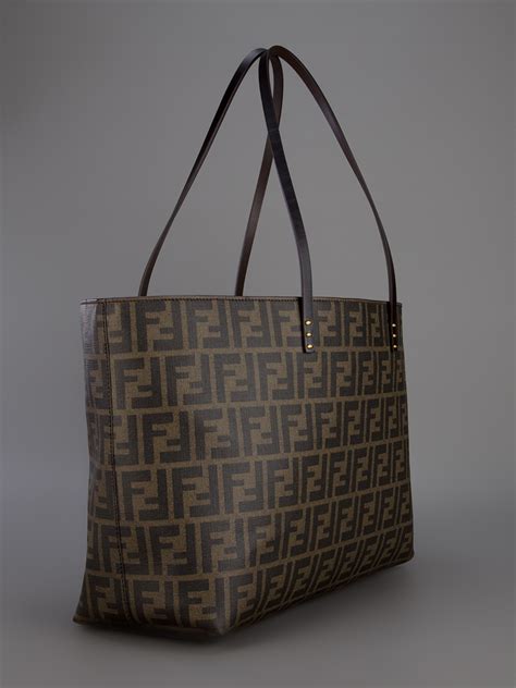 big fendi tote|fendi monogram shopper tote.